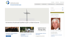 Desktop Screenshot of kirchenkreis-rudolstadt-saalfeld.de